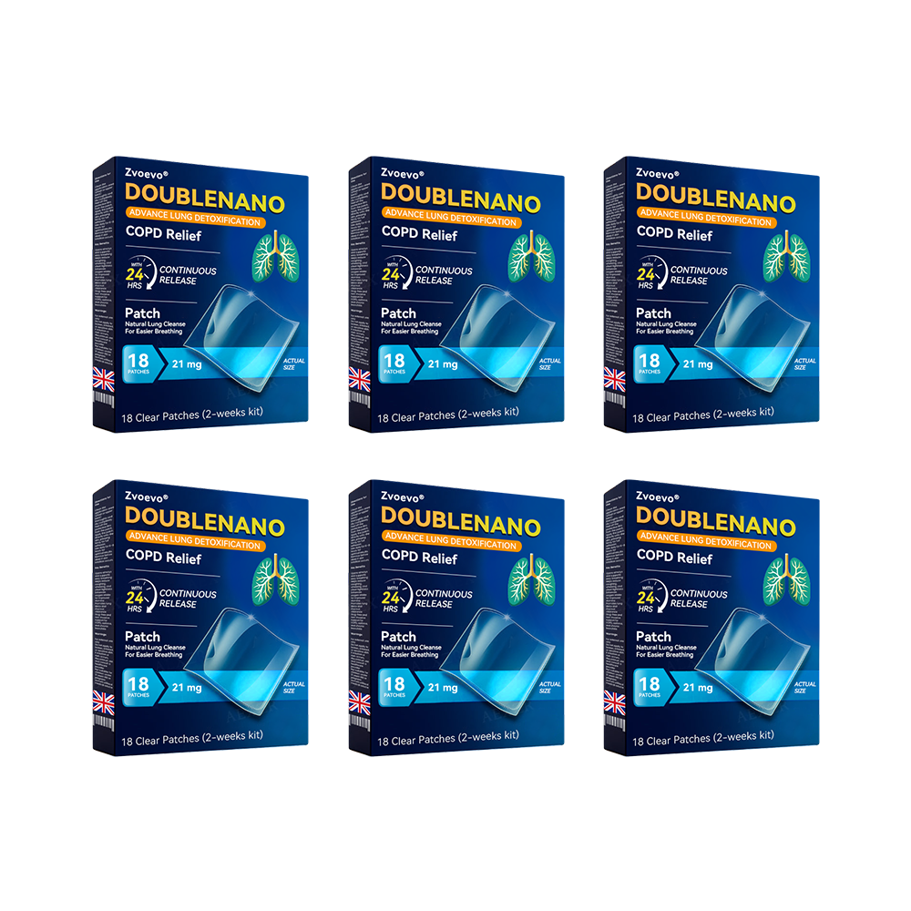 🌿🌟MHRA Approved|Zvoevo® DoubleNano COPD Relief Patch (💝 Cough, wheezing, shortness of breath, sputum, stuffy nose, bronchitis, bronchitis, allergy symptoms, lung discomfort🫁)