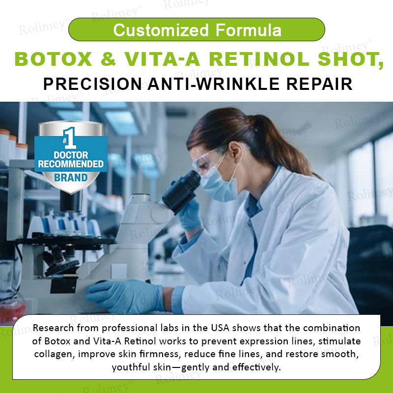 💫💯Made and shipped from the UK 💫Rolimey® Botox & Vita-A Retinol Shot Wrinkle-Lift Tightening cream - Last Day Promotion 50% OFF