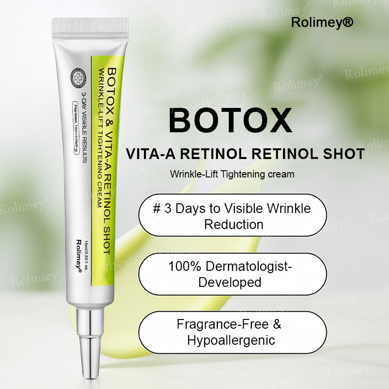 💫💯Made and shipped from the UK 💫Rolimey® Botox & Vita-A Retinol Shot Wrinkle-Lift Tightening cream - Last Day Promotion 50% OFF