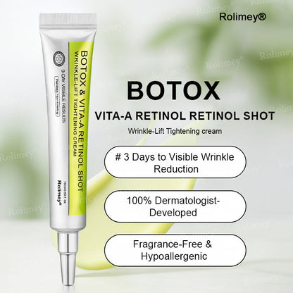 💫💯Made and shipped from the UK 💫Rolimey® Botox & Vita-A Retinol Shot Wrinkle-Lift Tightening cream - Last Day Promotion 50% OFF
