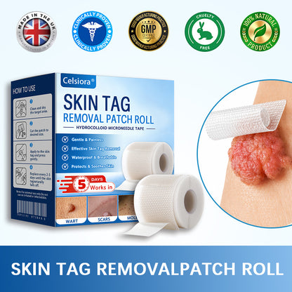 👑👑Celsiora® Multi-Functional Microneedle Hydrocolloid Patch Roll | Targets Skin Tags, Warts & Stubborn Blemishes