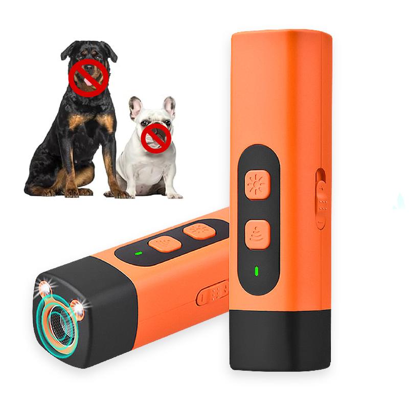 🎉🎉Dog Bark Deterrent,Rechargeable Sonic Dog Repeller,Safe 25KHz Sonic Frequency Transmitter,Anti Bark Device for Dogs,50ft Range Professional Dog Training Tool,LED Indoor/Outdoor Barking Silencer.