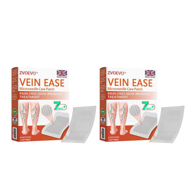 Zvoevo® Vein Ease Microneedle Care Patch(For Spider Veins, Varicose Veins, Swelling & Leg Fatigue)