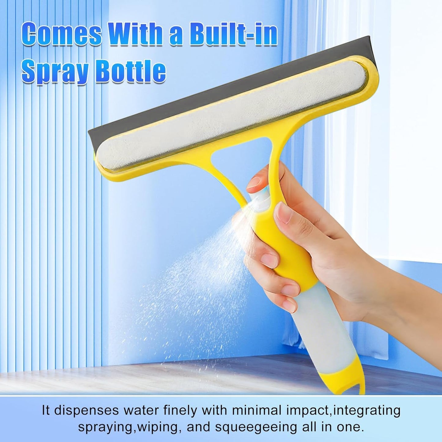 【✨Last Day Promotion 50% OFF】flysmus® Streak-Free Window Cleaner – Spray, Wipe & Scrape in One