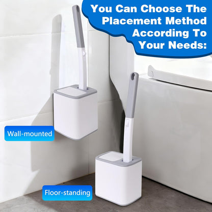 🎉Disposable Toilet Brush, Toilet Bowl Cleaning System,Powerful Cleaning, Disposable Toilet Cleaner,with 18 Toilet Wand Refills, for Toilet Bowl Cleaners,Bathroom Cleaning Brand: Generic