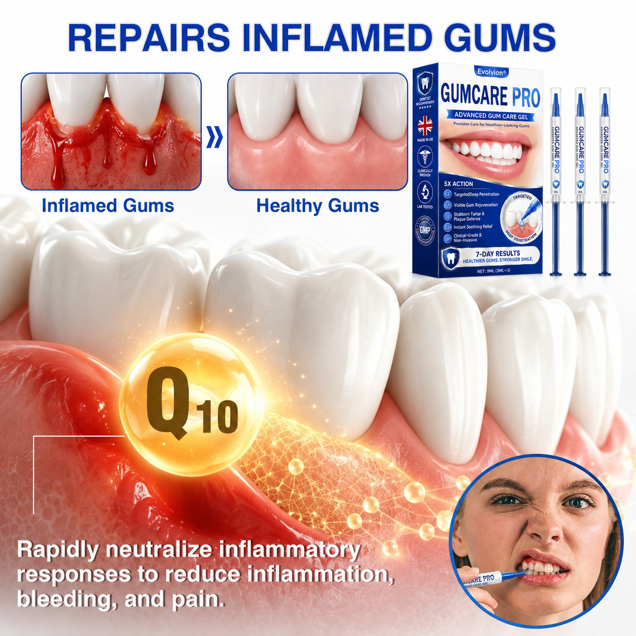 🇬🇧👨‍⚕️🦷🛡️Evolvion® GumRevive Periodontal Repair Gel