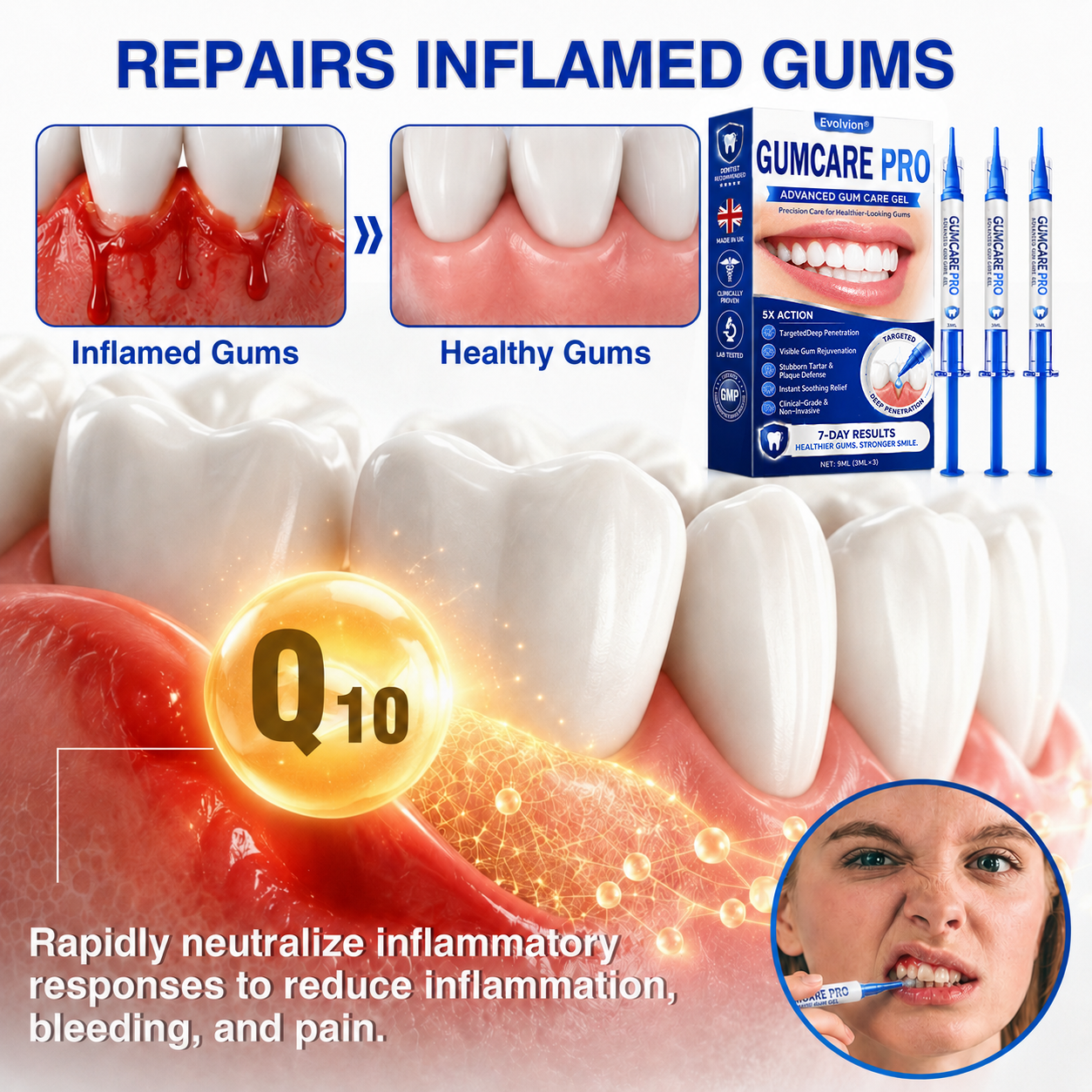 🇬🇧 🦷🦷Evolvion® GumCare Pro Advanced Gum Care Gel