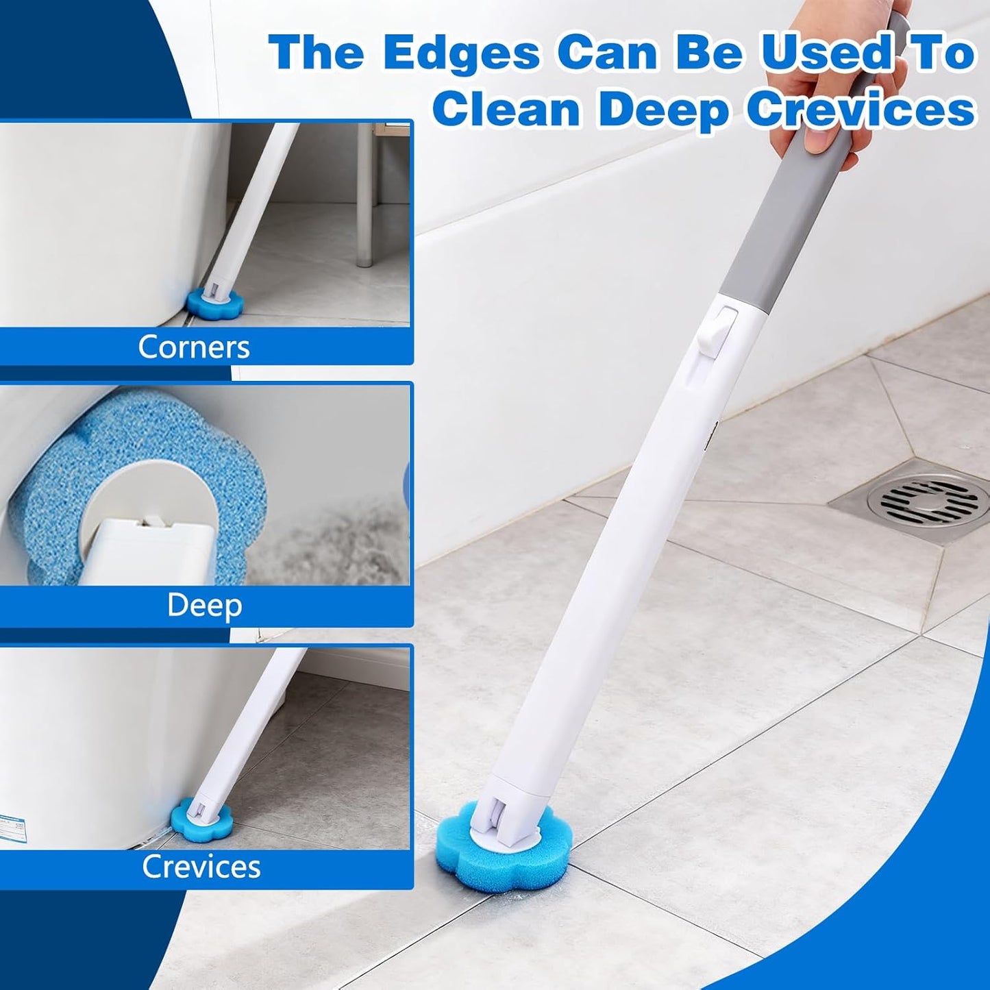🎉Disposable Toilet Brush, Toilet Bowl Cleaning System,Powerful Cleaning, Disposable Toilet Cleaner,with 18 Toilet Wand Refills, for Toilet Bowl Cleaners,Bathroom Cleaning Brand: Generic