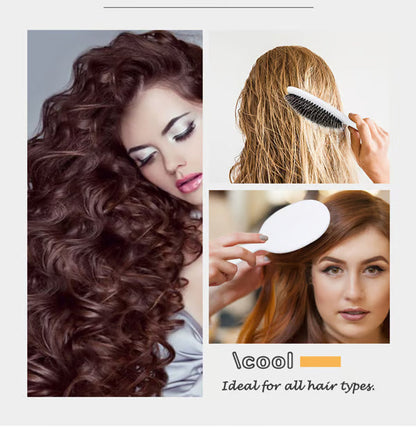 🔥HOT SALE 50% OFF🔥flysmus® Premium Boar Bristle Hair Brush – Smoother, Stronger, Shinier Hair with Nylon Bristles & Microsphere Massaging Technology