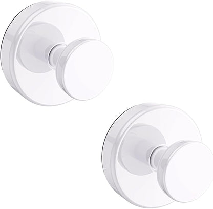 💐💐Suction Cup Hooks for Shower, Removable Towel Hooks for Bathroom Window Glass Door Wall, Bath Robe Looafh Wreath Hook for Hanging