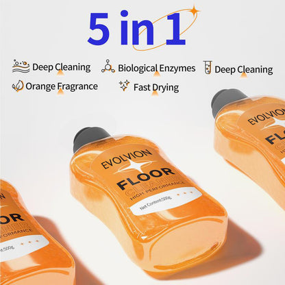 💧💯New Year Sale: 50% OFF🎉Enzyme-Powered Floor Cleaner Soap | Long-Lasting Fresh Scent | Deep Cleans with No Residue, Fast-Drying & Pet/Kid Safe | Compatible with Mops, Steam Mops & Sprayers