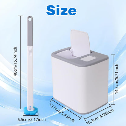🎉Disposable Toilet Brush, Toilet Bowl Cleaning System,Powerful Cleaning, Disposable Toilet Cleaner,with 18 Toilet Wand Refills, for Toilet Bowl Cleaners,Bathroom Cleaning Brand: Generic