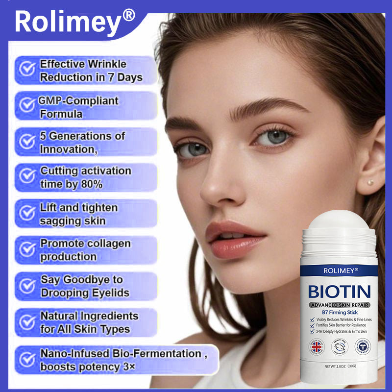 🤩Rolimey® Biotin(B7) Firming Stick – Targets Aging, Sagging & Fine Lines | Final Day: Save 50%