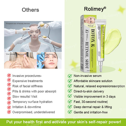 💫💯Made and shipped from the UK 💫Rolimey® Botox & Vita-A Retinol Shot Wrinkle-Lift Tightening cream - Last Day Promotion 50% OFF