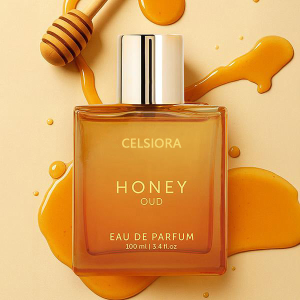 🍯👑New Year Sale: 50% OFF🎉Honey Oud Eau de Parfum | 100 ml (3.4 fl oz) | Luxurious Floral-Spicy Blend with Patchouli, Vanilla & Bergamot | Clean, Vegan & Cruelty-Free