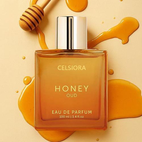 🍯👑New Year Sale: 50% OFF🎉Honey Oud Eau de Parfum | 100 ml (3.4 fl oz) | Luxurious Floral-Spicy Blend with Patchouli, Vanilla & Bergamot | Clean, Vegan & Cruelty-Free