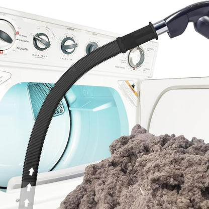 🎉Dryer Vent Cleaner kit Dryer Lint Vacuum Attachment with Stretch Universal Connector, Dryer Vent Cleaning Tool Vacuum Hose Lint Remover