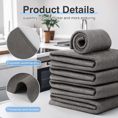 🎉🎉Thickened Magic Cleaning Cloth, Microfiber Streak Free Cloth