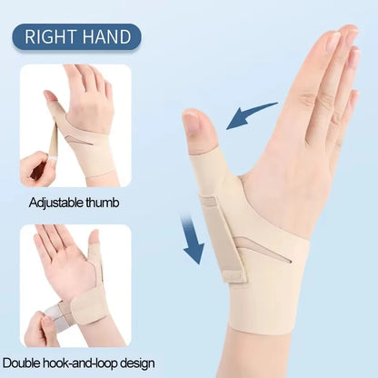 1Pcs Adjustable Thumb Sleeve Tendon Protection Lightweight Breathable Non-slip Non-stuffy Wrist Protector Joint Sprain