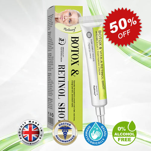 💫💯Made and shipped from the UK 💫Rolimey® Botox & Vita-A Retinol Shot Wrinkle-Lift Tightening cream - Last Day Promotion 50% OFF