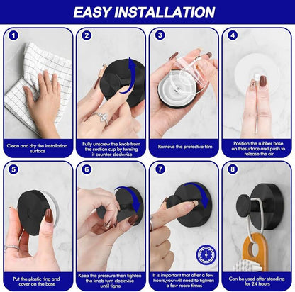 💐💐Suction Cup Hooks for Shower, Removable Towel Hooks for Bathroom Window Glass Door Wall, Bath Robe Looafh Wreath Hook for Hanging