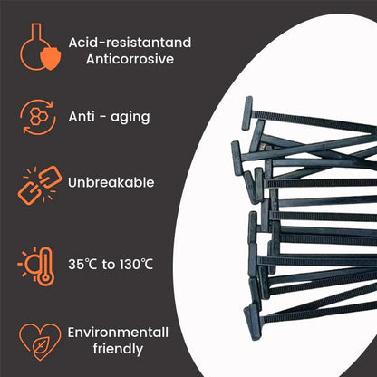 🔥Limited-Time Sale!⚙️ Nylon Universal Cable Tie Buckle – Strong, Reusable & Secure💪