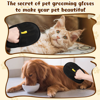 🔥BUY 1 GET 1 FREE🔥🐶🧤flysmus® Pet Hair Remover Electrostatic Gloves – Double-Sided Efficient, Soft Silicone & Washable Reusable (Versatile Home+Car)!