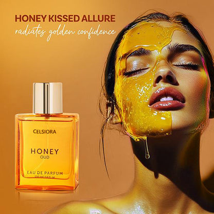 🍯👑New Year Sale: 50% OFF🎉Honey Oud Eau de Parfum | 100 ml (3.4 fl oz) | Luxurious Floral-Spicy Blend with Patchouli, Vanilla & Bergamot | Clean, Vegan & Cruelty-Free