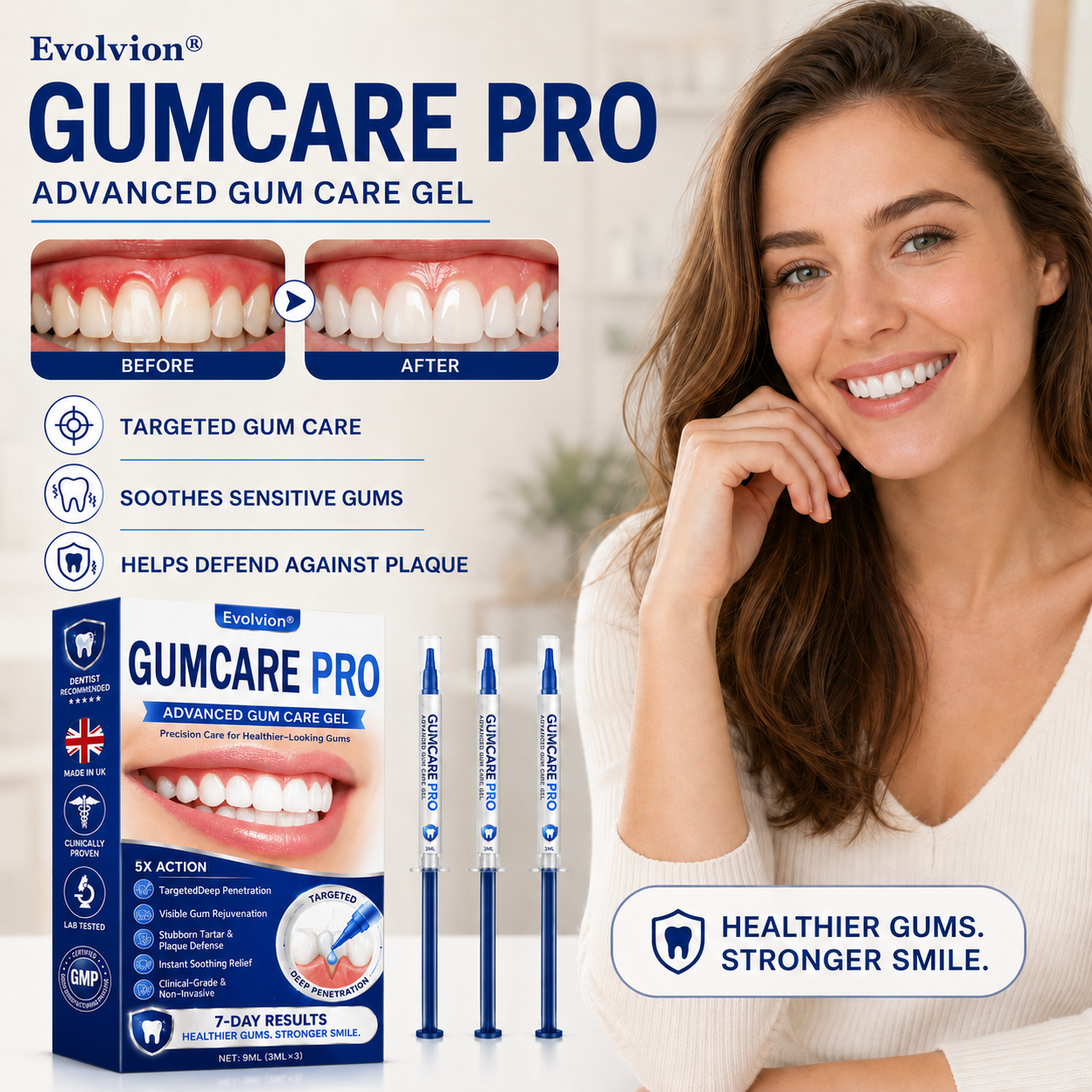 🇬🇧👨‍⚕️🦷🛡️Evolvion® GumRevive Periodontal Repair Gel