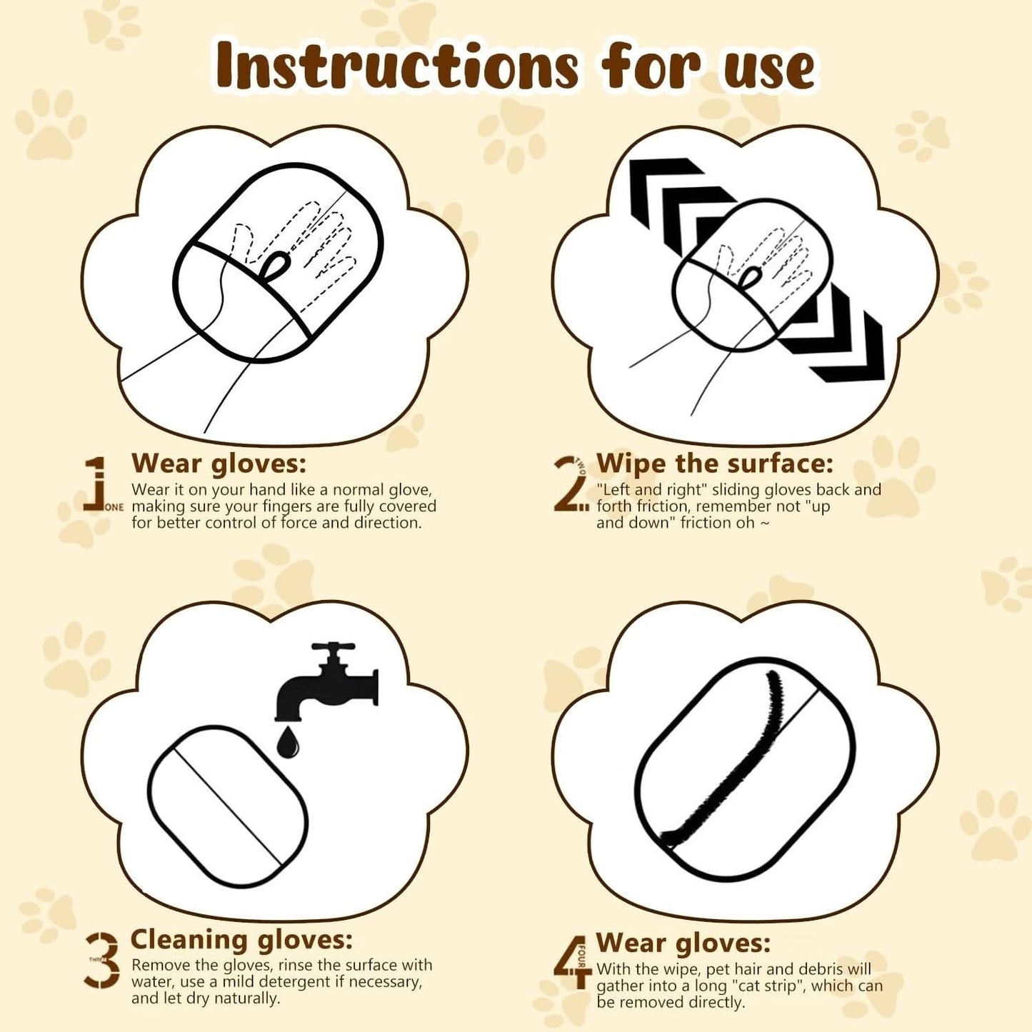 🔥BUY 1 GET 1 FREE🔥🐶🧤flysmus® Pet Hair Remover Electrostatic Gloves – Double-Sided Efficient, Soft Silicone & Washable Reusable (Versatile Home+Car)!