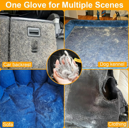 🔥BUY 1 GET 1 FREE🔥🐶🧤flysmus® Pet Hair Remover Electrostatic Gloves – Double-Sided Efficient, Soft Silicone & Washable Reusable (Versatile Home+Car)!
